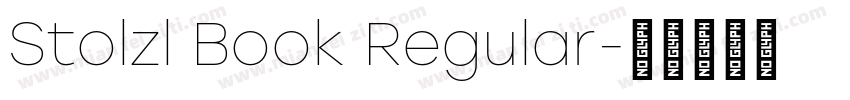 Stolzl Book Regular字体转换